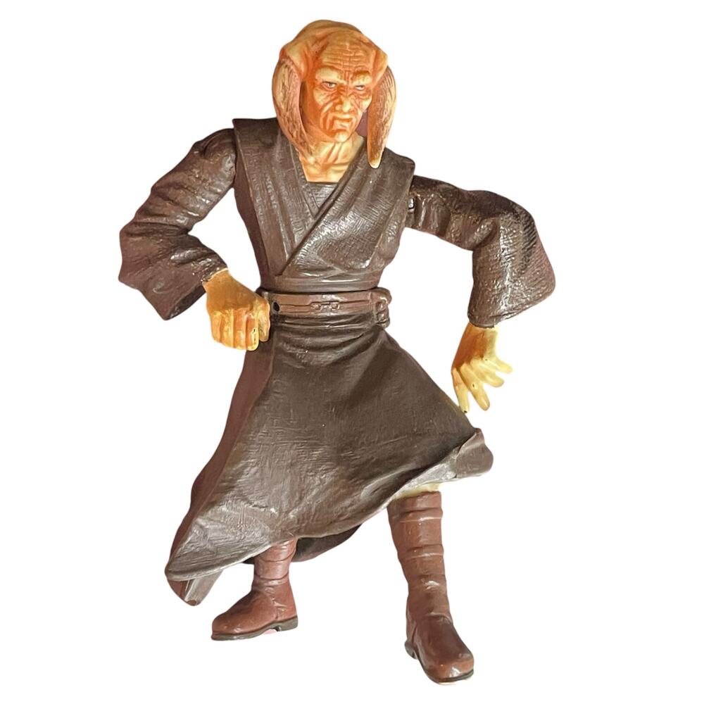 StarWars Hasbro Ki-Adi-Mundi Jedi Master Action Figure 2002 Attack of the Clones